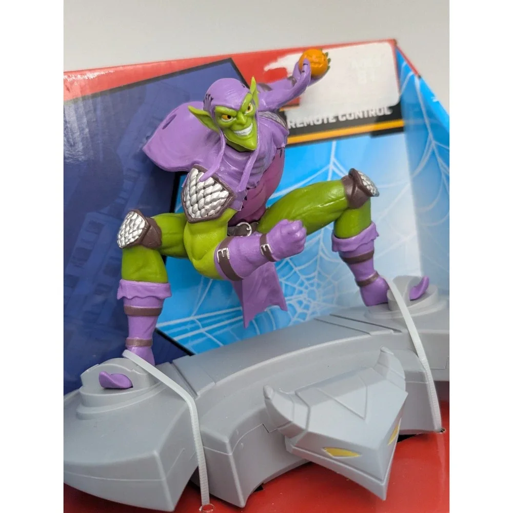 Marvel Spider-Man RC GREEN GOBLIN On Glider #ET-0842 Remote Control, NEW, NIB